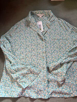 Buy M&S X Ghost Pyjama Jacket Pale Green BNWT • 10£