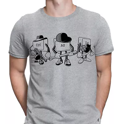 Buy Computer Mafia Funny Humor Gaming Gamer Retro Mens T-Shirts Tee Top #D6 • 13.49£