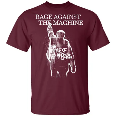 Buy Rage Against The Machine BOLA Album Cover Maroon T-Shirt - OFFICIAL • 16.29£