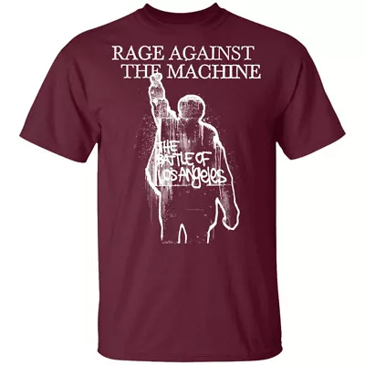 Buy Rage Against The Machine BOLA Album Cover Maroon T-Shirt OFFICIAL • 16.39£