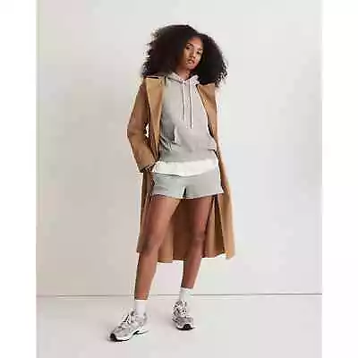 Buy NWT Madewell Terry Relaxed Raglan-Sleeve Sweatshirt Heather Grey Size Medium  • 45.05£