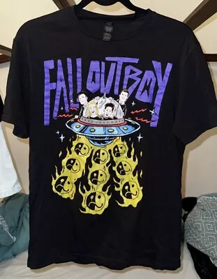 Buy Fall Out Boy Official 2023 So Much For Tourdust UFO T-Shirt - Size M • 25£