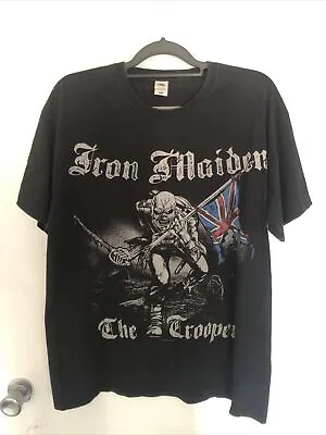 Buy Iron Maiden The Trooper T Shirt Size XL • 19.99£