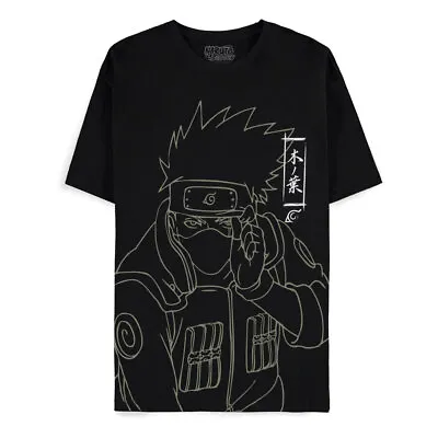 Buy Naruto Shippuden T-Shirt Kakashi Line Art Size S • 15.86£
