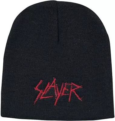 Buy SLAYER Scratched Logo : Unisex Embroidered BEANIE Cap Hat Official Merch • 11.99£