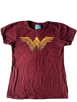 Buy Official DC Comics Ladies Wonder Woman Logo T-shirt XS-S • 10£