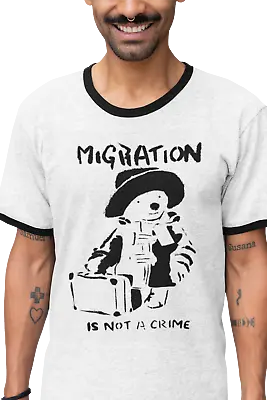 Buy Film Movie Horror Halloween Birthday Music T Shirt For Banksy Migration Fans • 9.99£