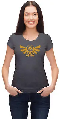 Buy BSW Women's Rorschach Zelda Triforce The Golden Power Shirt • 18.99£