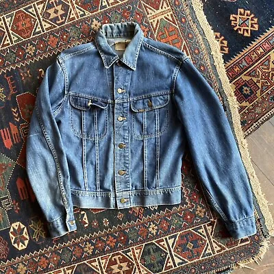 Buy Rare 1970s Lee Riders ‘Sanfor Set’ Jacket. Made In USA. Size Medium. • 85£