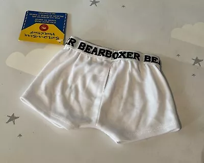 Buy BUILD A BEAR White Boxer Shorts BNWT • 7£