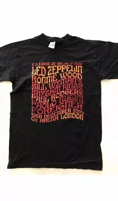 Buy Bnwot Led Zeppelin Ahmet Ertegun Tribute Concert 2007 T-shirt Black Small Rare • 25.95£