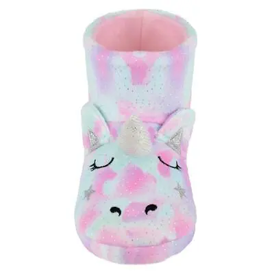 Buy Kids Girls Novelty Animal Slippers Unicorn Husky Dog Rainbow Koala Bottee 9 - 3 • 9.99£