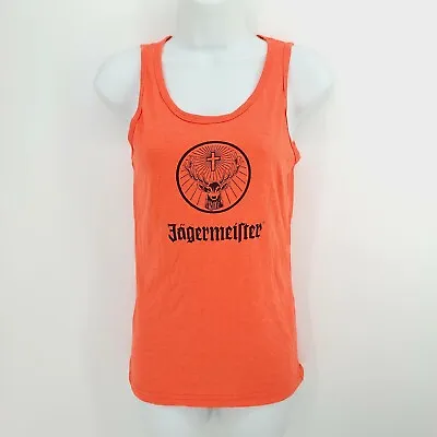Buy Jagermeister Tank Top Womens Shirt Medium Orange • 12.18£
