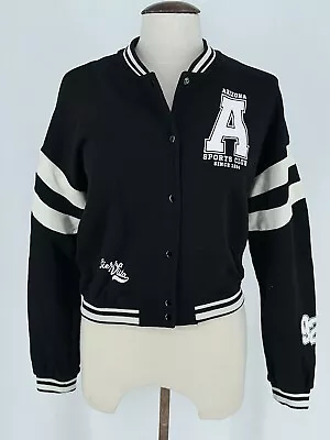 Buy H&M Black Varsity Baseball Jacket Age 14+ • 10£