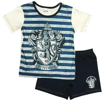 Buy Girls Pyjamas Official Harry Potter Gryffindor Stripe Shorty Pj's 5 To 12 Years • 5.99£