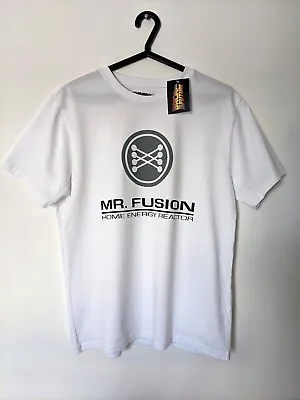 Buy Back To The Future Mens Official Universal White T-shirts (Large)  • 10£