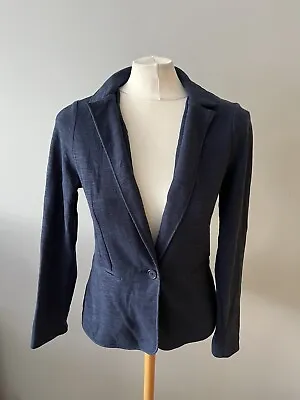 Buy Ladies New Look Navy Blue Corduroy Feel Dressy Casual Cotton Blend Blazer 12  • 10£