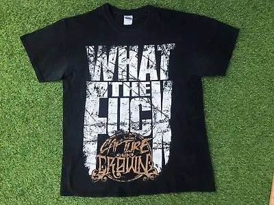 Buy Capture The Crown Print 42” Chest Size Large Band Metalcore T Shirt Heavy Cotton • 9.95£