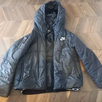 Buy Nike Puffer Jacket Mens Xl Coat Hooded Windrunner Gym Walking Hiking • 0.99£