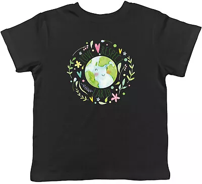 Buy Love Respect Earth Kids T-Shirt Climate Change Childrens Boys Girls Gift • 5.99£