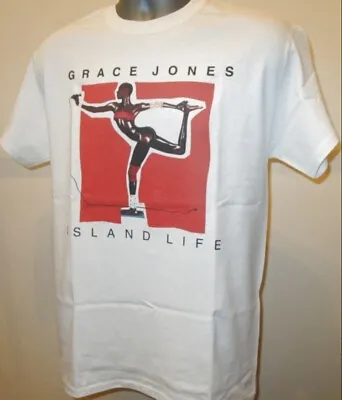 Buy Grace Jones Island Life T Shirt Music 80s Pop Funk Disco Prince Chaka Khan V249 • 13.45£
