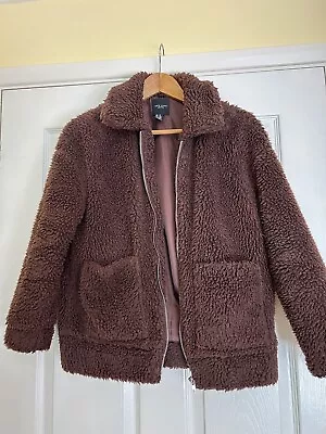 Buy Women’s New Look Petite Teddy Bear  Jacket Size M • 2.99£