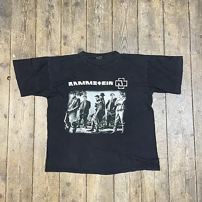 Buy Rammstein Sehnsucht T-Shirt Band 90s Vintage Graphic Tee, Black, Mens 2XL • 45£