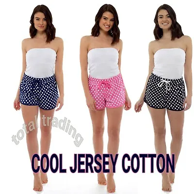 Buy Ladies Size 8 10 12 14 18 20 22 Cotton Lounge Pyjamas Pj Sleep Shorts • 5.95£
