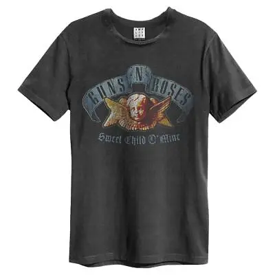 Buy Amplified Guns N Roses Sweet Child O Mine Charcoal Cotton T-Shirt • 22.95£