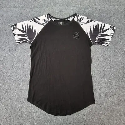 Buy Sinners Shirt Mens MEDIUM Black Modern T Shirt Short Sleeve Regular Fit Size M • 6.23£