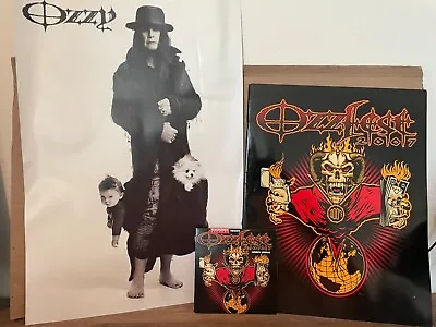 Buy (2)-original 2007 Ozzy Osbourne  Ozzfest  Tour Program/poster/cd • 189£