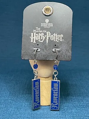 Buy WB Harry Potter Studio Tour London Ravenclaw Dangler Earrings New On Backer.. • 5£