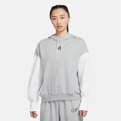 Buy Nike Icon Clash GX Womens Hoodie Grey And White Size Large  RRP£64.99 • 25£