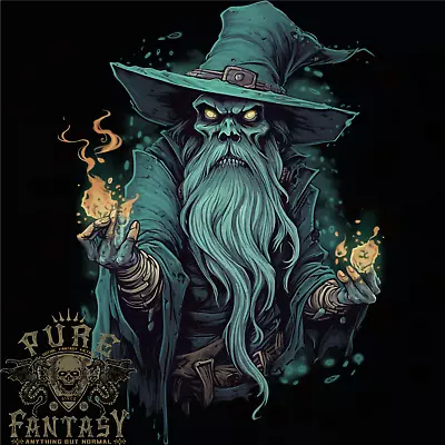 Buy Fantasy Wizard Warlock 3 Mens T-Shirt 100% Cotton • 10.75£
