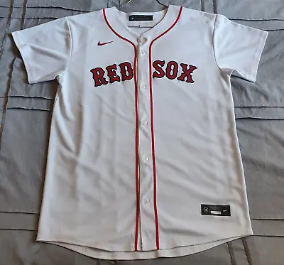 Buy Nike Boston Red Sox Mens White T-shirt Size XL Excellent Condition • 27.99£