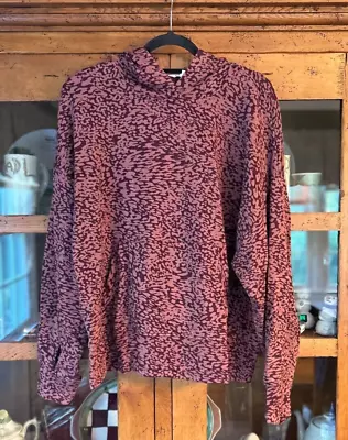 Buy NWT Athleta Balance Printed Hoodie Sweatshirt Top Tawny Rose SIZE 1X NWOT • 42.52£