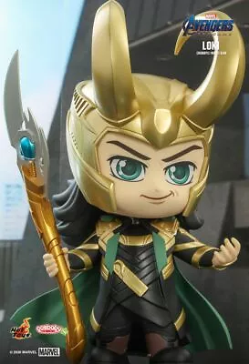 Buy Hot Toys COSBABY Marvel Avengers: Endgame Loki With Sceptar Large Bobble-Head • 69.99£