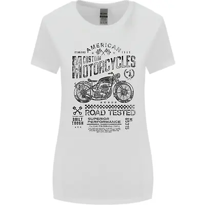 Buy American Custom Motorbike Biker Motorcycle Womens Wider Cut T-Shirt • 9.49£