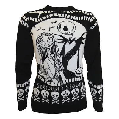 Buy Nightmare Before Christmas 'Seriously Spooky' Sweatshirt Christmas Xmas Jumper • 40£