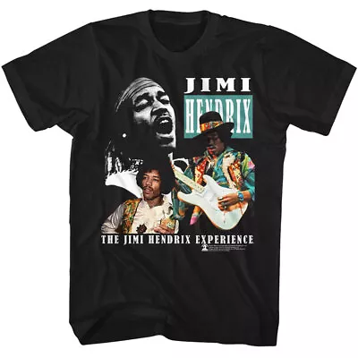 Buy Jimi Hendrix Experience Photo Collage Men's T Shirt Rock Band Music Merch • 49.92£