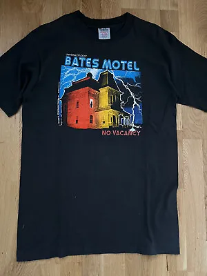 Buy Vintage 90s Bates Motel Psycho Horror Movie T Shirt XL, Cinema Band Music Tour • 14.99£