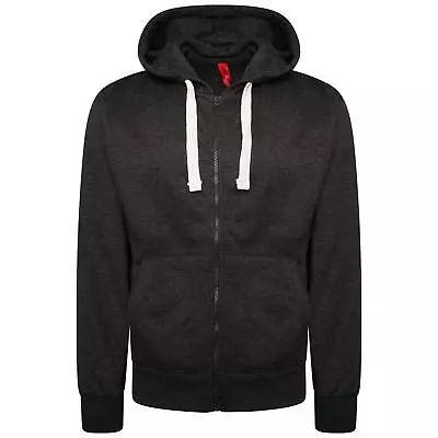Buy Redtag Mens Plain Hoodies Jacket Sweatshirt Zipper Zip Up Hoodie Casual Jumper • 12.99£