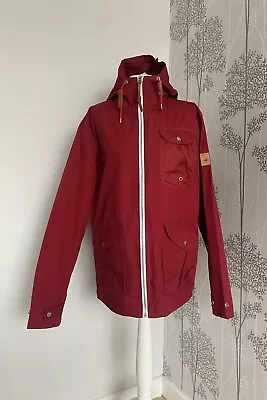 Buy Penfield Men's Red Full Zip Hudson Wax Jacket Coat Size Medium • 59.99£