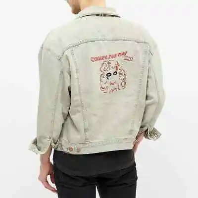 Buy Levi's Vintage Clothing Flannel Trucker Jacket - Leave Me Alone - Levis Lvc - M • 149£