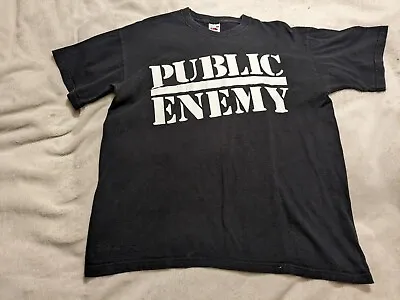 Buy Public Enemy Mens T Shirt M Medium 20 P2p Front And Back Print Fruit Of The Loom • 39.99£