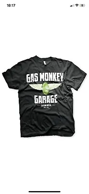 Buy Gas Monkey Garage Flying Speed Wheels Wings Custom Builds Men Black Top Medium M • 7.99£