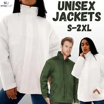 Buy Unisex Ladies Mens Zip Micro Fleece Jacket Womens Outdoor Casual Waterproof UK • 10.99£