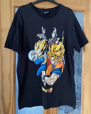 Buy Dragon Ball Z Anime T Shirt Size 2XL Black • 12£