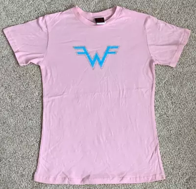 Buy WEEZER Vintage Pink T-Shirt Junior Girls Medium New • 17.66£
