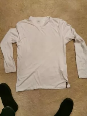 Buy C.p Company T Shirt Long Sleeve White Medium  • 13£